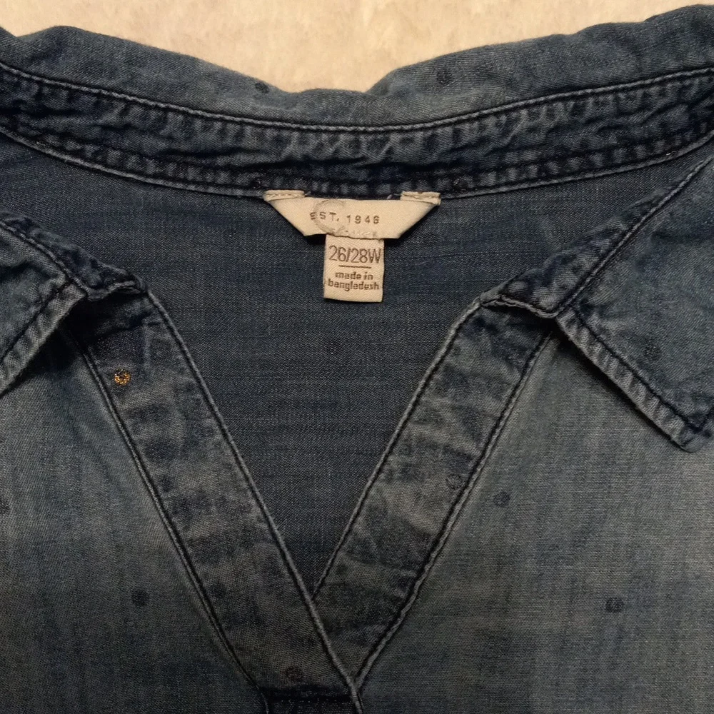 Est. 1946 26/28 Denim Top - Picture 3 of 6